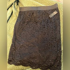 Worthington xl black lace knee length skirt. New with tag!